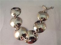 Robert Lee Morris Sterling Silver Jewelry Group: (1) Necklace, (1) Pendant, (3) Bracelets