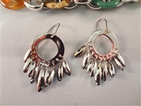 Robert Lee Morris Sterling Silver Jewelry Group: Necklace/Pendant, Earrings and Bracelet