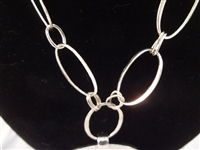 Robert Lee Morris Sterling Silver Jewelry Group: Necklace/Pendant, Earrings and Bracelet