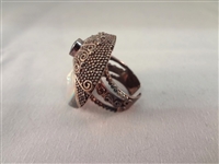 (4) Sajen Sterling Silver Chunky Cocktail Rings