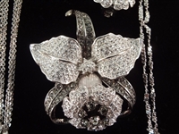 (2) Nolan Miller Necklace, Brooch and Earrings Sets