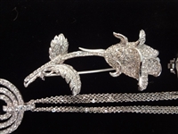 (2) Nolan Miller Necklace, Brooch and Earrings Sets