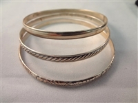Southwest Sterling Silver Bracelet and Ring Lot (6) bracelets (5) Rings Red Coral 