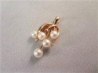 14K Gold and White Jade Jewelry Suite (1) MOP Necklace, (2) Pendants, (2) Bracelets, (1) Ring