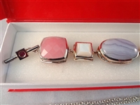 Elle MacPherson Sterling Silver (2) Necklaces, (1) Bracelet