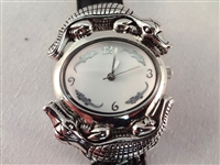 Barry Kieselstein Cord Alligator Sterling Silver Watch
