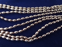 (3) Sterling Silver Made in Italy Ball Chain Necklaces 