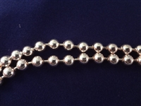 (3) Sterling Silver Made in Italy Ball Chain Necklaces 