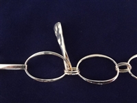 Robert Lee Morris Sterling Silver Jewelry: Necklace, (2) Bracelets, Pendant