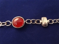 Robert Lee Morris Sterling Silver Jewelry: Necklace, (2) Bracelets, Pendant