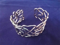Robert Lee Morris Sterling Silver (3) Cuff Chunky Bracelets