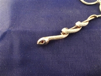 Sterling Silver and Jade Jewelry: Necklace, (2) Pairs Earrings, (2) Bracelets