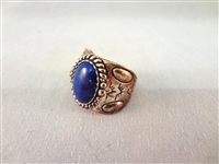 Sterling Silver Lapis Lazuli Blue Jewelry Group: (2) watch and Bracelet Sets, (3) Rings