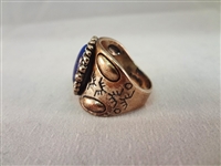 Sterling Silver Lapis Lazuli Blue Jewelry Group: (2) watch and Bracelet Sets, (3) Rings