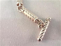 Judith Ripka Sterling Silver Bracelet and Pendant Set