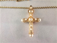 Jacqueline Bouvier Kennedy Camrose and Kross (3) Necklace Pendant Sets