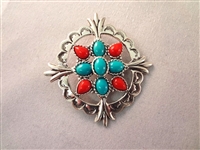 Southwest Sterling Silver Turquoise Jewelry Lot: (4) Bracelets, (4) Pendants