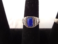 (7) Sterling Silver Southwest Turquoise Rings 