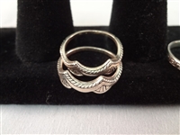 (10) Southwest Sterling Silver Turquoise Rings 
