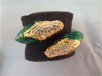 (3) Nolan Miller Jewelry Group: Charm Bracelet, Cala Lily Bangle, Parrot Bangle