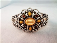 Carolyn Pollack Sterling Silver (2) Matching Cuff Bracelet and Pendants