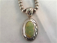(2) Carolyn Pollack Solid Sterling Silver Necklace and Pendant Sets