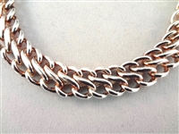 Sterling Silver Made in Italy Double Link Chains 18 Long 