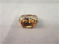 (3) Barbara Bixby Sterling Silver 18k Gold Rings