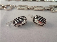 Sterling Silver (2) Bracelets, (2) Earring Pairs