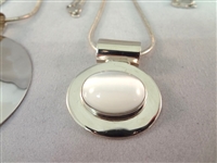 (2) Sterling Silver Necklaces, and Pendants RLM One World