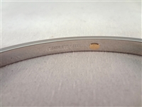 (3) Bangle Bracelets: Gold Filled, Sterling and 18K, 1920