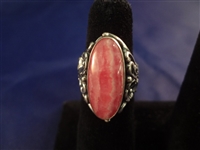 (3) Carolyn Pollack Sterling Silver and Rhodochrosite Rings