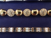 (5) Nolan Miler Vintage Costume Bracelets