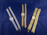 (3) Nolan Miller Vintage Watch and Bracelet Sets