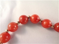 14K Gold and Red Jade Jewelry Group: (1) Bracelet, (3) Pendants