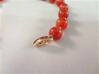14K Gold and Red Jade Jewelry Group: (1) Bracelet, (3) Pendants