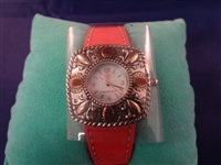 Carolyn Pollack (2) Sterling Silver Watches Leather Bands