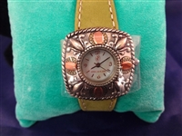 Carolyn Pollack (2) Sterling Silver Watches Leather Bands