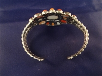 Carolyn Pollack Matching Sterling Silver Cuff Bracelet and Pendant