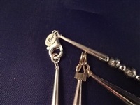 Carolyn Pollack Sterling Silver (2) Bench Bead and Bracelet Sets
