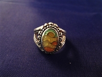 Carolyn Pollack Solid Sterling Silver Necklace, Sunrise Pendant and Ring Set
