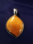 Sterling Silver and Tiger Eye Jewelry Suite: Necklace, Bracelet, Pendant, and Ring