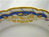 KPM Hand Painted Platter and Trinket Dish Early 20th Century