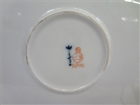 KPM Hand Painted Platter and Trinket Dish Early 20th Century