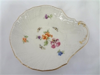KPM Hand Painted Platter and Trinket Dish Early 20th Century