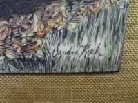 Sandra Kuck Original Etching Framed 