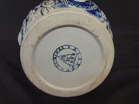 Gerz Lidded Blue and White Beer Stein