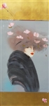 Signed and Numbered Lithograph Portrait of Woman