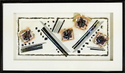 Loretta Eby Jeff Jackson Contemporary Fused Hot Art Glass 