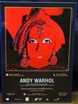 Andy Warhol "The Star" 1995 Exhibition Poster Framed